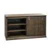 Liberty Furniture 466-HOJ-JEC Stone Brook - Jr Executive Credenza Set - Rustic Saddle