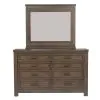 Liberty Furniture 759-BR-KBBDM Liberty Furniture 759-BR-KBBDM Thornwood Hills - 3 Piece Bedroom Set (King Bookcase Bed, Dresser & Mirror) - Rock Beaten Brown