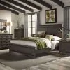 Liberty Furniture 759-BR-KPBDMCN Liberty Furniture 759-BR-KPBDMCN Thornwood Hills - 5 Piece Bedroom Set (King Panel Bed, Dresser & Mirror, Chest, Nightstand) - Rock Beaten Brown