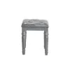 New Classic BA9698S-092 New Classic BA9698S-092 Valentino - Vanity Table Stool - Silver