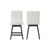 New Classic D4125-28-WHT New Classic D4125-28-WHT High Line - Swivel Counter Chair (Set of 2) - White