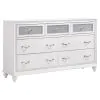 CoasterEveryday 205891Q-S5 Barzini - Queen 5 Piece Bedroom Set - White