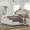 CoasterElevations 223521KW Antonella - Upholstered California King Panel Bed - Ivory