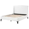 Coaster Fine Furniture 306020KE Mosby - Upholstered Eastern King Wingback Bed - Snow