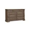 Samuel Lawrence Furniture S958-010 Lawson's Creek - 9-Drawer Dresser - Dark Brown