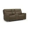 Liberty Furniture 7009BU-22P Bennett - Loveseat With Console P2 & ZG - Butternut