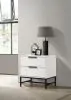 Coaster Fine Furniture 224862 Sonora - 2-Drawer Nightstand Bedside Table - White