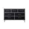 New Classic B1891-050 Ava - 7 Drawer Dresser - Ebony