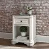 Liberty Furniture 244-BR62 Magnolia Manor - 1 Drawer Nightstand - Antique White