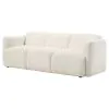 Coaster Fine Furniture 509811 Dorset - Fabric Upholstered Round Track Arm Sofa - White