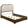 Coaster Fine Furniture 205301QB1 Garland - Queen Headboard, Box 1 of 3 - Cream / Brown Cherry