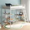 Coaster Fine Furniture 460332WHTB1 Campus - Twin Posts, Front & Rear Guard Rails, Ladder, tube For Part Shelf, Box 1 of 2 - Matte White