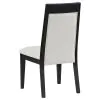 Coaster Fine Furniture 108233 Brookmead - Dining Side Chair (Set of 2) - Ivory / Black