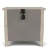 Riverside Furniture 79269 Bennett - Three Drawer Nightstand - Frosted Gray