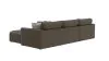 Jackson 3215/36/31/37/12-09 Siena - 4 Piece Modular Sectional With Cuddler Seat Cushions And Included Accent Pillows - Chocolate