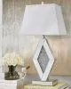 Ashley Furniture L429034 Prunella - Mirror Table Lamp  - Silver Finish