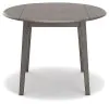 Ashley Furniture D194-15 Shullden - Round Drm Drop Leaf Table - Gray