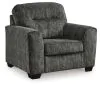 Ashley Furniture 5050423 Lonoke - Chair And A Half - Gunmetal