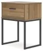 Ashley Furniture EB1866-291 Deanlow - One Drawer Night Stand - Honey