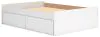 Ashley Furniture EB9630B13 Ashley Furniture EB9630B13 Onita - Full Platform Bed With 2 Side Storage - White