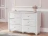 Ashley Furniture PCB1819-21 Kozlani - Six Drawer Dresser - White