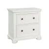 Samuel Lawrence Furniture S920-445 Savannah - 2-Drawer Nightstand with USB - White Finish - White