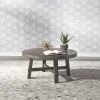 Liberty Furniture 406-OT1013 Modern Farmhouse - Splay Leg Round Cocktail Table - Dusty Charcoal
