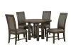 New Classic D4212-11 Cityscape - Round Dining Table - Dark Brown