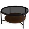 Riverside Furniture 42202 Felix - Round Coffee Table - Black