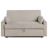 Coaster Fine Furniture 350142 Portland - Boucle Upholstered Sleeper Sofa Bed - Latte