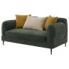 Coaster Fine Furniture 509132 Jade - Chenille Upholstered Modern Track Arm Loveseat - Green