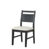 New Classic D4103-20 Sable Crest - Dining Chair (Set of 2) - Black
