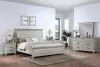 New Classic 00-B3941-15N New Classic 00-B3941-15N Silver Sands - 6/6 Eastern King 5 Piece Bedroom Set (Bed & Dresser & Mirror & 2 Nightstands) - Gray