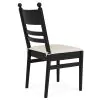 Riverside Furniture 61758 Riverside Furniture 61758 Calhoun - Laderback Side Chair (Set of 2) - Ebony Whiskey Oak
