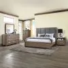 New Classic 00-B3412-25C New Classic 00-B3412-25C Harrisburg - 6/0 Western King 5 Piece Bedroom Set (Bed, Dresser, Mirror, Chest, Nightstand) - Walnut