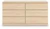 Ashley Furniture EB9632-231 Ashley Furniture EB9632-231 Onita - Six Drawer Dresser - Natural