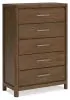 Ashley Furniture B974/31/36/46/58/56/50/97S/92(2) Ashley Furniture B974/31/36/46/58/56/50/97S/92(2) Cabalynn - 9 Pc. - Dresser, Mirror, Chest, King Panel Bed With Storage, 2 Nightstands - Light Brown
