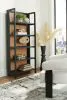 Ashley Furniture A4000574 Abyard - Bookcase - Black / Natural