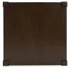 Ashley Furniture T856-2 Breckington - Square End Table - Dark Brown