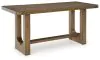 Ashley Furniture D974/13/124(3) Ashley Furniture D974/13/124(3) Cabalynn - 7 Pc. - Rectangular Dining Room Counter Table, 6 Upholstered Barstools - Light Brown