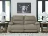 Ashley Furniture PC99201S21 Narwhal Place - 2-Piece Power Reclining Loveseat - Pebble