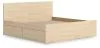 Ashley Furniture EB9632B23 Ashley Furniture EB9632B23 Onita - King Panel Platform Bed With 1 Side Storage - Natural