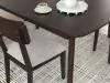 Ashley Furniture PCD607-225 Mallenette - Dining Room Table Set (Set of 5) - Merlot