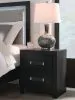 Ashley Furniture PCB1115-92 Maeling - Two Drawer Night Stand - Black