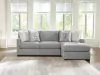 Ashley Furniture PC20804S5 Ashley Furniture PC20804S5 UrbanCrest - 2-Piece Sleeper Sectional With RAF Corner Chaise - Pewter