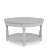 Riverside Furniture 54301 Winston - Round Cocktail Table - Aged Cotton