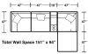 Jackson Furniture Industries 4445/31/59/28/88-11 Jackson Furniture Industries 4445/31/59/28/88-11 Posh - 5 Piece Modular Sectional With 1 Armless, 2 Corners, 1 Cocktail Ottoman, 1 Console - Porcelain