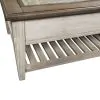 Liberty Furniture 824-OT1010 Heartland - Rect Ceiling Tile Cocktail Table - Antique White / Tobacco Tops
