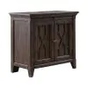 Liberty Furniture 297-BR63 Paradise Valley - 2 Door Bedside Chest With Charging Station - Saddle Brown