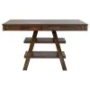 CoasterEssence 115208-S5 Dewey - 5 Piece Rectangular Dining Table Set - Walnut